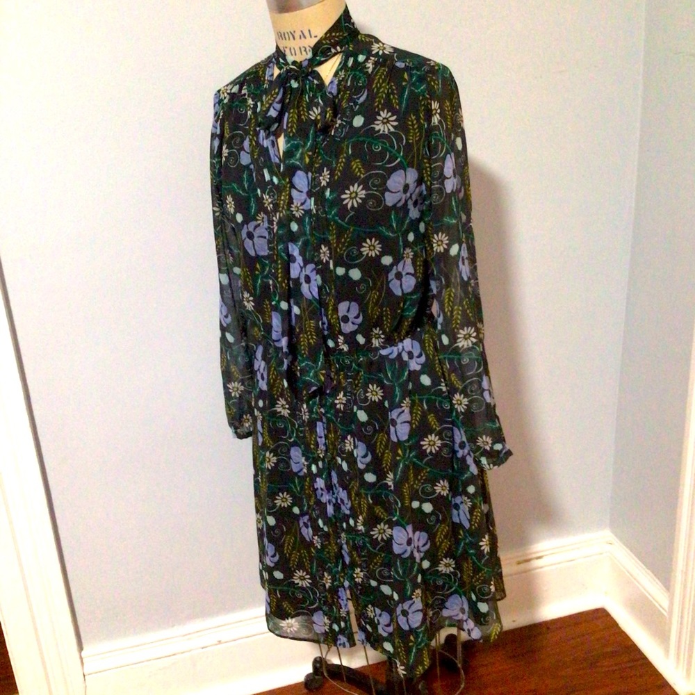 Banana Republic floral dress size medium